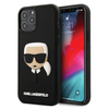 Karl Lagerfeld 3D Rubber Karl`s Head – Etui iPhone 12 Pro Max (czarny)